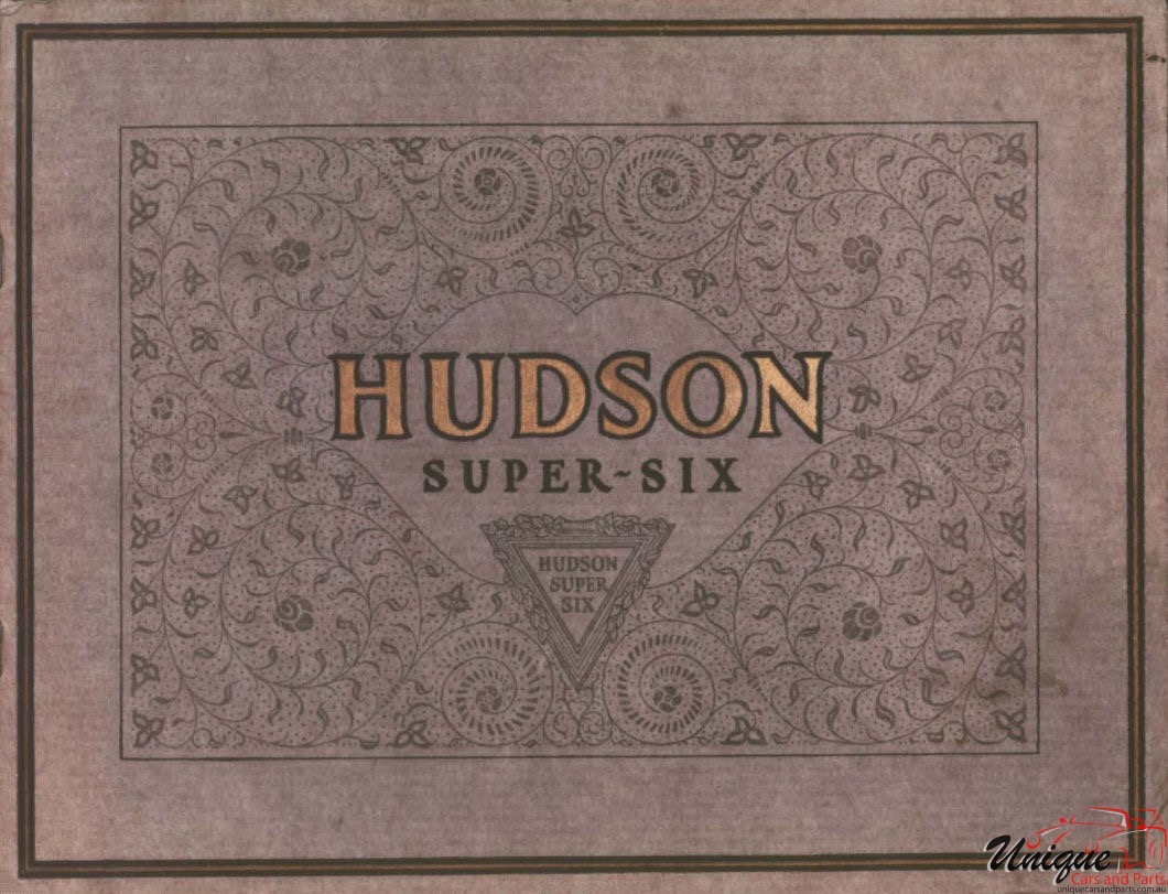 1922 Hudson Super-Six Brochure